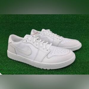 Air Jordan 1 Low G  men’s size 7 croc white (golf shoes)